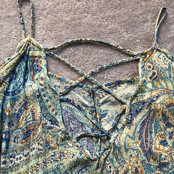 NWOT Forever 21 Paisley Sun Dress - Picture 6 of 7